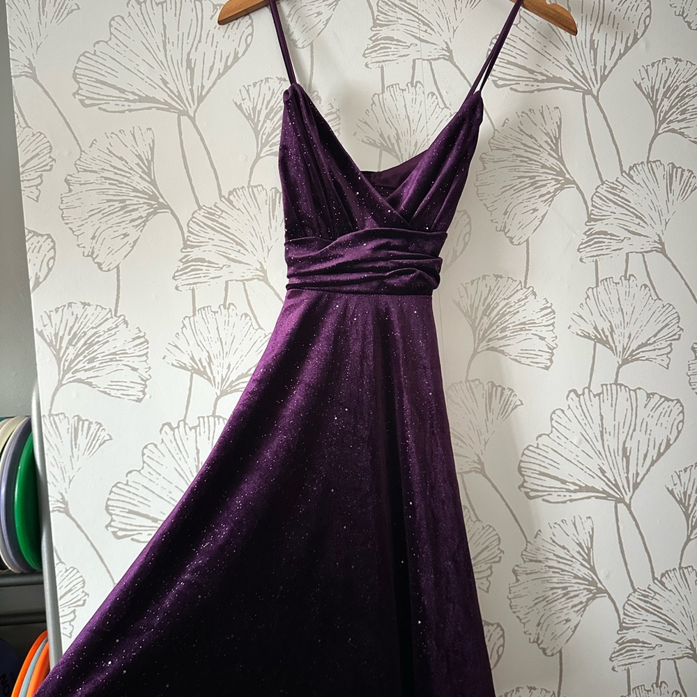 Elegant Purple Evening Dress